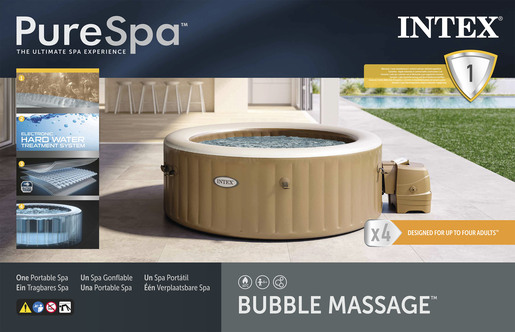 INTEX PureSPA BUBBLE 77 - masažni bazen za 4 osobe