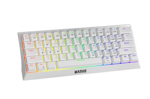 MARVO KG962 mehanička tipkovnica, Blue switch, bijela