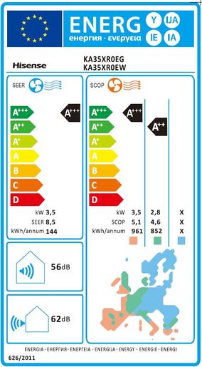 Hisense klima ENERGY SE uređaj KA35XR0E