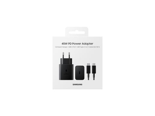 Samsung 45W brzi kućni punjač + USB Type-C kabel, crni