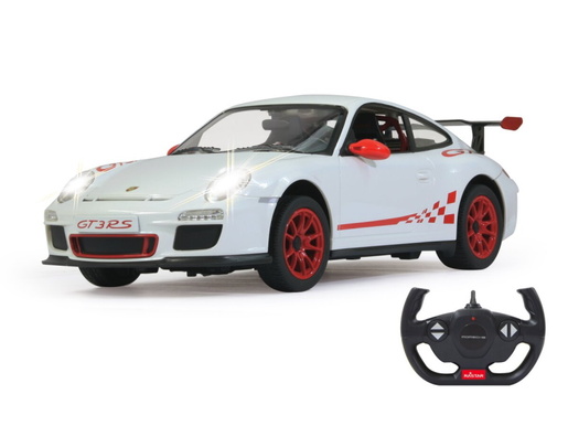 Jamara auto na daljinsko upravljanje Porsche GT3 RS, bijeli 1:14