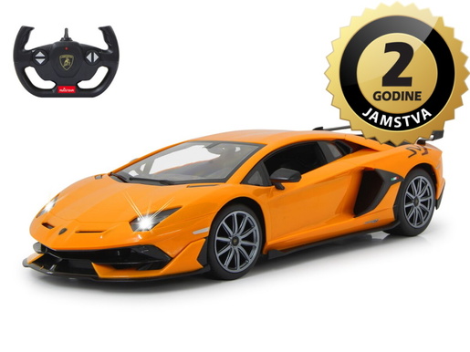 Jamara auto na daljinsko upravljanje Lamborghini Aventador SVJ, narančasti 1:14