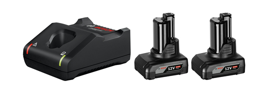 BOSCH Professional starter set 2XGBA 12V 6.0 Ah + GAL 12V-40 punjač u kartonu