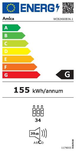 Amica hladnjak WCB2K60B36.1