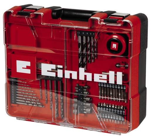 EINHELL akumulatorska udarna bušilica u setu TE-CD 18/40 Li-i +64 (2x2,0 Ah)