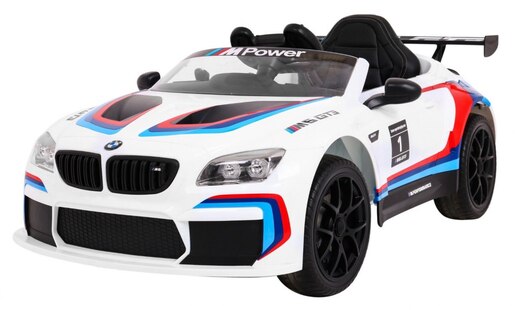 Licencirani auto na akumulator BMW M6 GT3 – bijeli