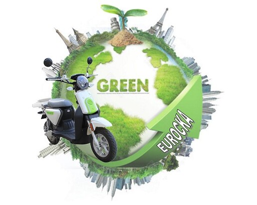 EUROCKA CKA EXPRESS C1S električni skuter, crni