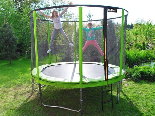 Trampolin SKYFLYER 304 cm - zeleni