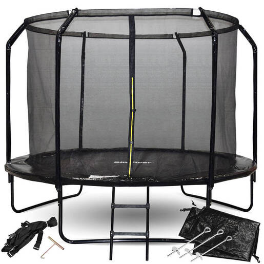 Trampolin SKYFLYER 304 cm - crni