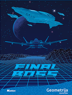 Bilježnica KARBON MIX, B5 geometrija, 16 listova, meki uvez