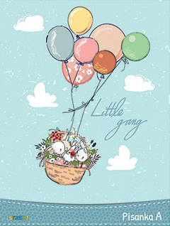 Pisanka A  STREET GOLD MIX, B5 linije, 16 listova, meki uvez