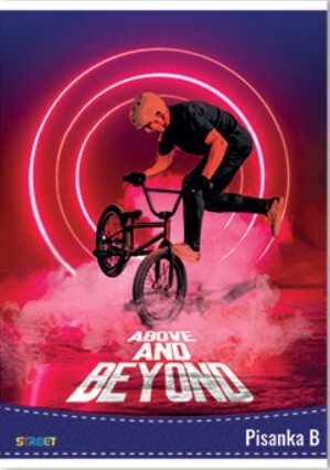 Pisanka B  STREET GOLD MIX, B5 linije, 16 listova, meki uvez