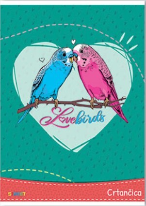 Crtančica STREET GOLD MIX, B5 linije, 16 listova, meki uvez