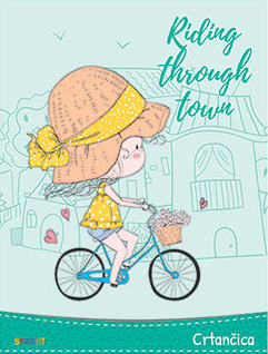 Crtančica STREET GOLD MIX, B5 linije, 16 listova, meki uvez