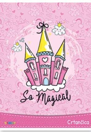 Crtančica STREET GOLD MIX, B5 linije, 16 listova, meki uvez