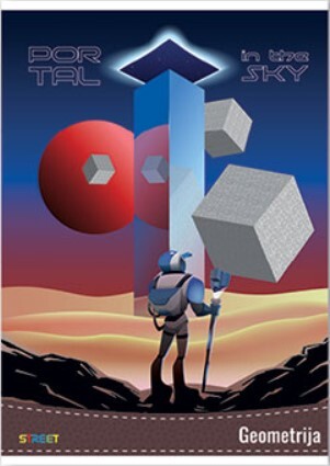 Bilježnica STREET GOLD MIX, B5 geometrija, 16 listova, meki uvez