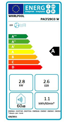 Whirlpool klima uređaj prijenosni PACF29CO W