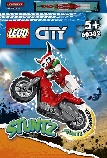 LEGO City Motocikl za vratolomije Neobuzdanog Škorpiona 60332