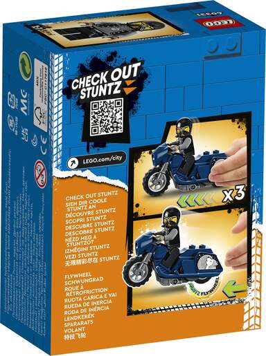 LEGO City Motocikl za vratolomije i putovanja 60331