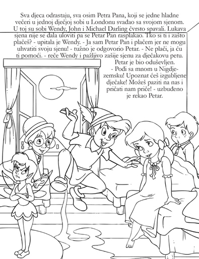 Mala bojanka Petar Pan