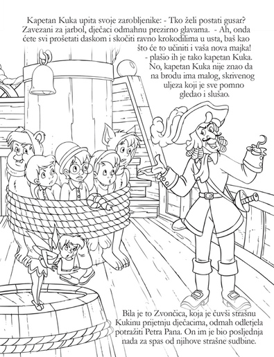 Mala bojanka Petar Pan