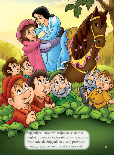 Velika slikovnica Snjeguljica i 7 patuljaka