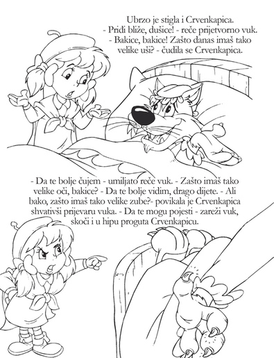 Mala bojanka Crvenkapica