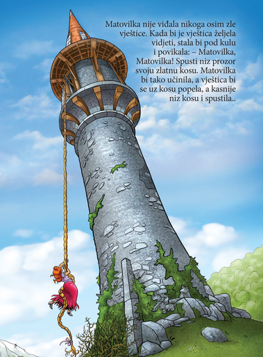 Velika slikovnica Zlatokosa - Matovilka