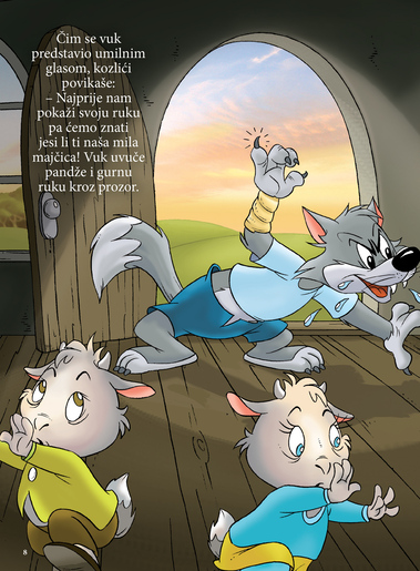 Velika slikovnica Vuk i 7 kozlića