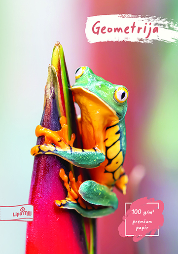 Pisanka Geometrija LIPA MILL, B5, 16 listova, meki uvez