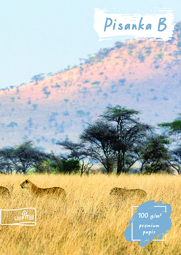 Pisanka B LIPA MILL, B5 linije, 16 listova, meki uvez