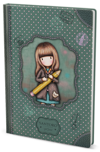 Bilježnica Gorjuss, A4 linije, 96 listova, tvrdi uvez