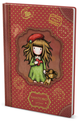 Bilježnica Gorjuss, A5 kvadratići, 96 listova, tvrdi uvez