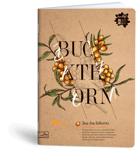 Bilježnica Natur, A4 linije, 40 listova, meki uvez