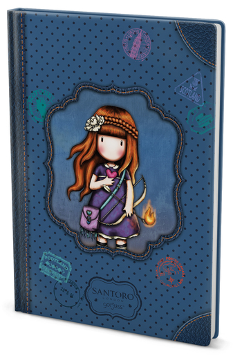 Bilježnica Gorjuss, A4 linije, 96 listova, tvrdi uvez