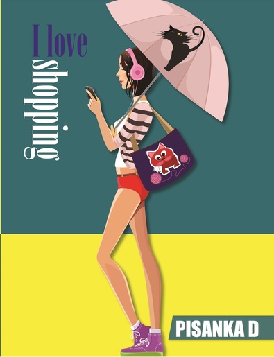 Pisanka D BEMORE, B5 linije, 16 listova, meki uvez