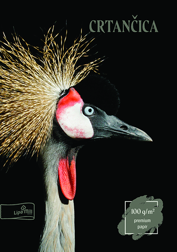 Crtančica LIPA MILL, B5 linije, 16 listova, meki uvez