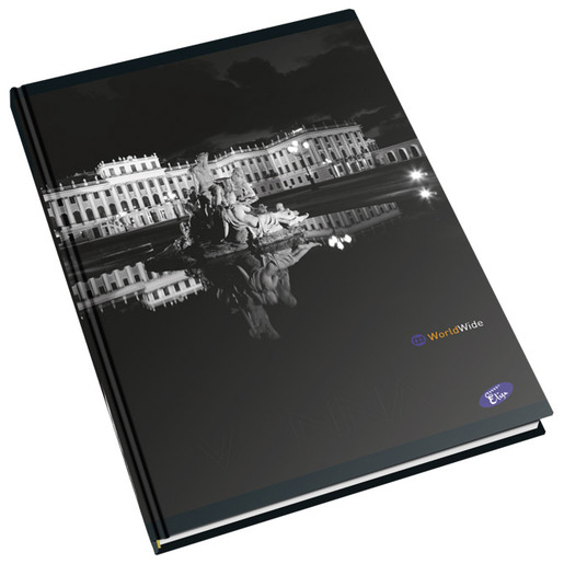 Bilježnica ELISA, A5 kvadratići, 96 listova, tvrdi uvez