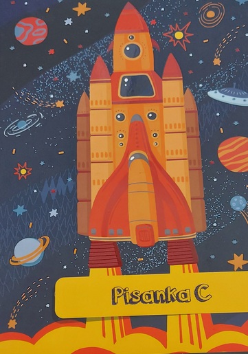 Pisanka C BELMIL, B5 linije, 16 listova,