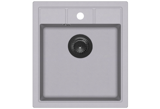 Set Nova SQN100W sudoper + Zora PVD slavina, Alumetallic/Grafit