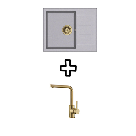 Set Tesa SQT102W + Zora PVD Alumetallic/Zlato