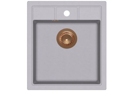 Set Nova SQN100W sudoper + Zora PVD slavina, Alumetallic/Bakar