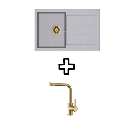 Set Tesa SQT101W + Zora PVD Alumetallic/Zlato