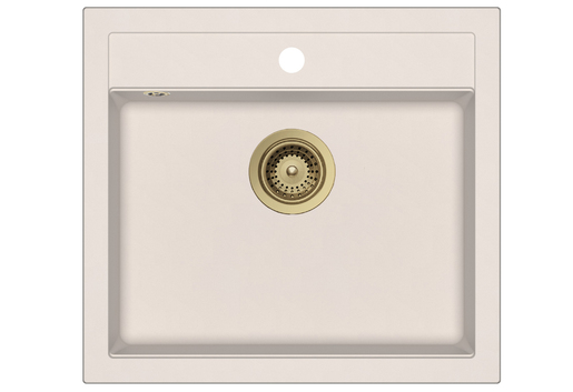 Helika Quadro SQQ100W + Vida PVD Silica/Zlato