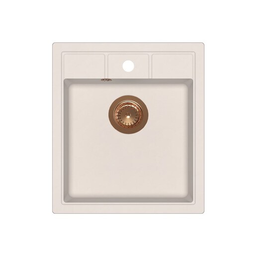 Set Nova SQN100W sudoper + Vida PVD slavina, Alba/Bakar