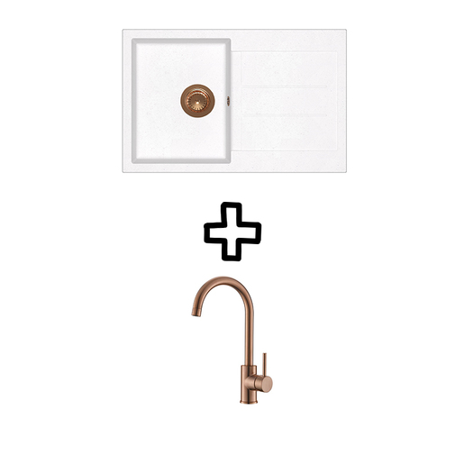 Set Tesa SQT101W + Vida PVD Alba/Bakar