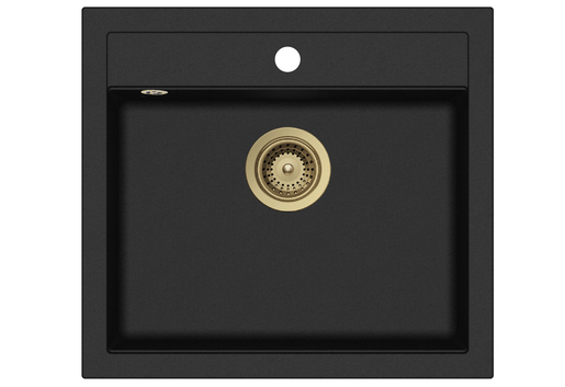 Helika Quadro SQQ100W + Vida PVD Black metallic/Zlato