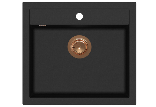 Helika Quadro SQQ100W + Zora PVD Black metallic/Bakar