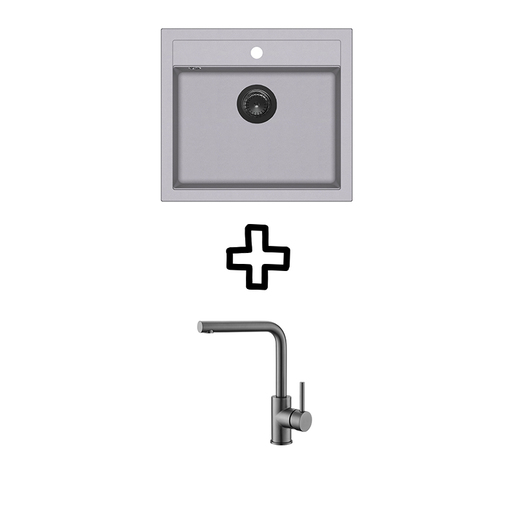Helika Quadro SQQ100W + Zora PVD Alumetallic/Grafit