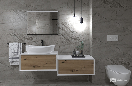 CONCEPTO Melody umivaonik na ploču, 65x42x17 cm